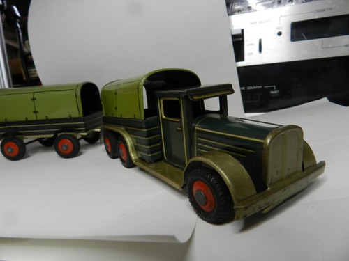 Blechspielzeug lkw uhrwerk - blechspielzeug,