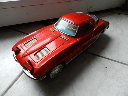 Blechspielzeug corvette tin - blechspielzeug,