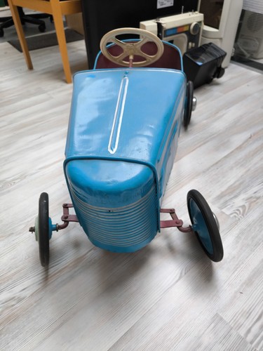 Blechauto blau 50er jahre - blau, ca.