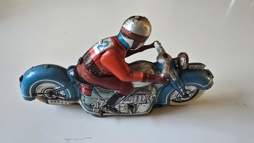 Blechspielzeug selten motorrad - blechspielzeug,