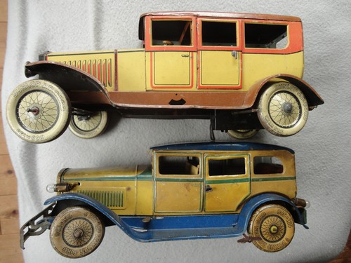 Antikes blechspielzeug autos - blechspielzeug, 2