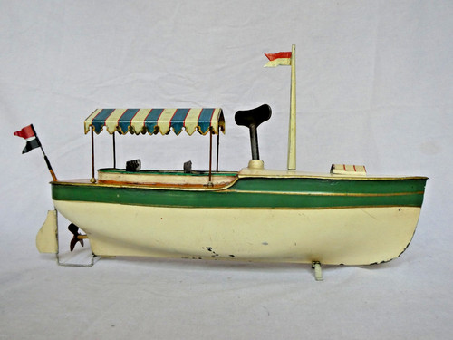 Antikes blech schiff yacht - blech,