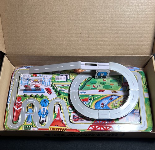 Vintage highway set - vintage, set,blech
