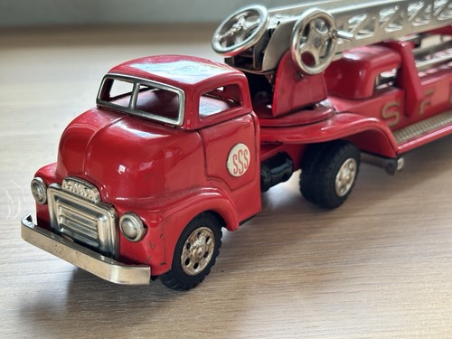 Blechspielzeug gmc feuerwehr - blechspielzeug,