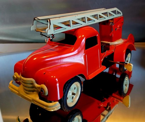 Altes blechspielzeug feuerwehr - altes,